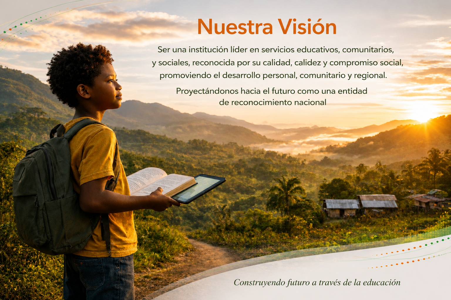 Visión de la Fundación Liceo Comercial Ciudad De El Bordo